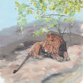 Весенний лев