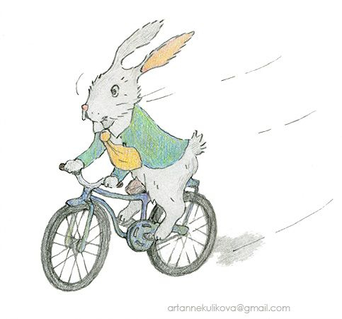 "Кролик-велосипедист"