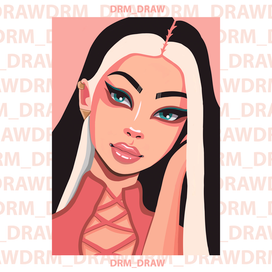 Стилизованный портрет в Illustrator