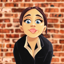 Cartoon girl