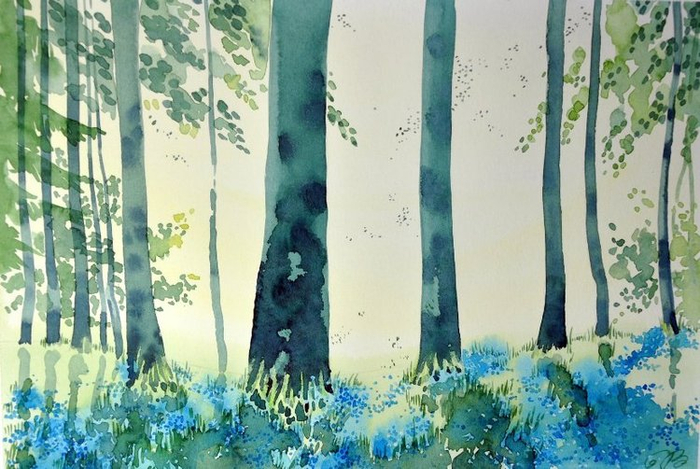 Вариация на тему "Поляна в лесу". 