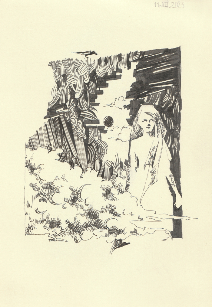 Белое платье пело в луче