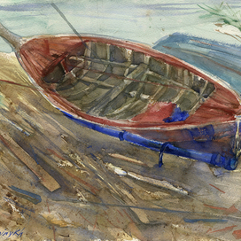 лодка на берегу