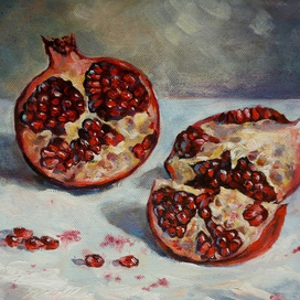 Этюд с гранатом.