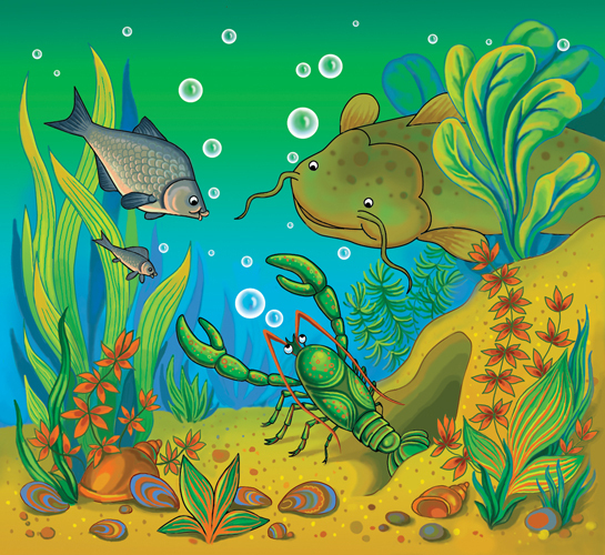 Азбука Р рак рыбы