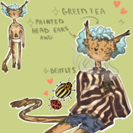 Разработанный персонаж на продажу. Концепт-арт