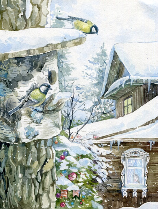 "Синичкин календарь" декабрь В. Бианки 