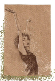 Танцовщица с конфетти