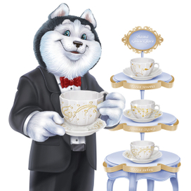 Персонаж Хаски №4