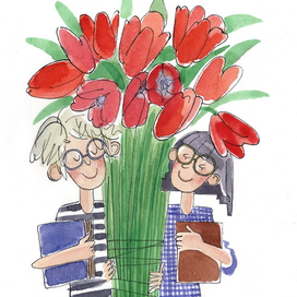  тюльпановый букет