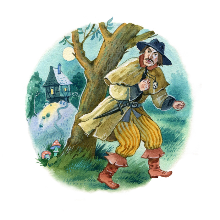 Концовка к сказке Братьев Гримм "Бременские музыканты"