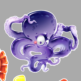 немного морской живности