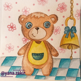 Медвежонок и колокольчик