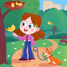 Спасение птенца 