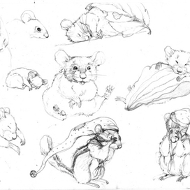 эскизы для "Если ты очень маленький"