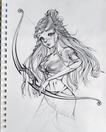 аниме эльфийка