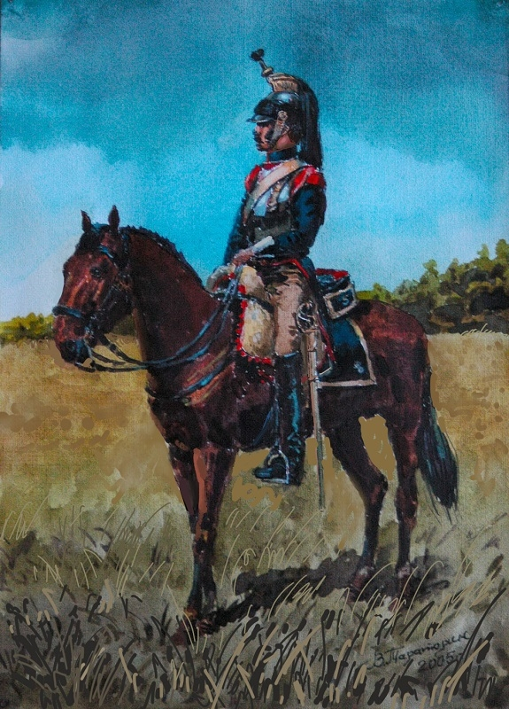 Кирасир 5-го полка. Франция