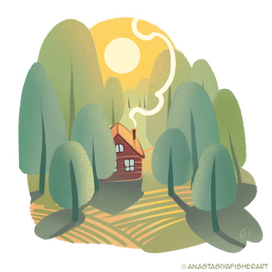 Домик в лесу 