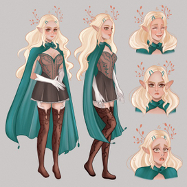 Дизайн фэнтези персонажа  