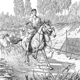 На Вузюковом озере.