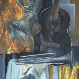 Натюрморт с музыкальными инструментами