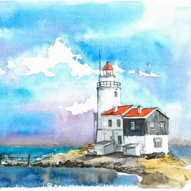 Маяк Маркен. Нидерланды