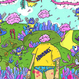 Иллюстрация для этикетки 