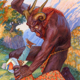 Сюжет из арабской сказки.