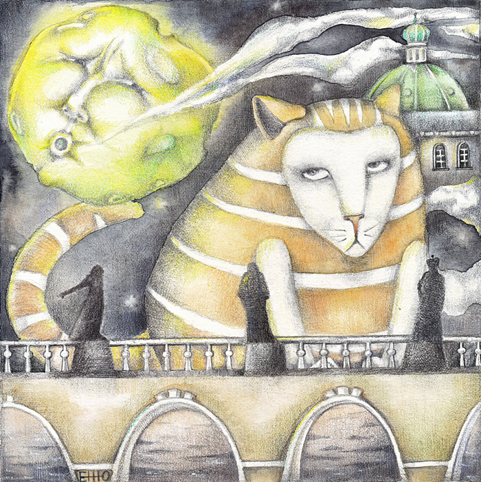 Ночь на Карловом мосту