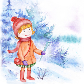 Юлька и сосулька