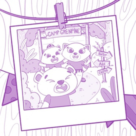 Иллюстрация к детской книге 