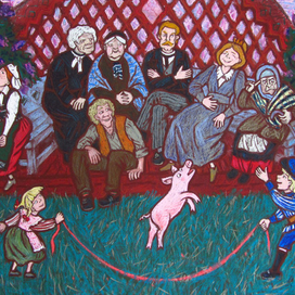 первое выступление поросёнка