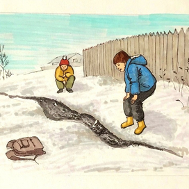 Вдоль апреля мы брели, и пускали корабли