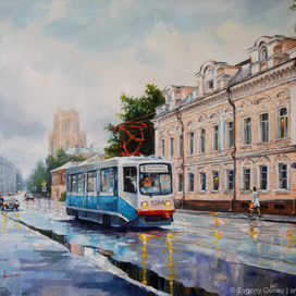 Осень на Новокузнецкой.