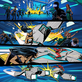 Страница комикса TFDF #14