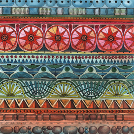 закат на море