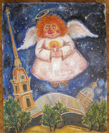 Ангел со свечой