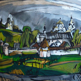 Суздаль,2012 вид с холма