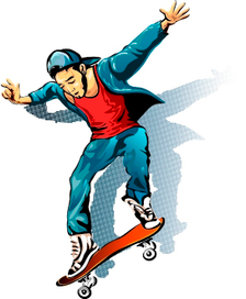 The Skateboarder
