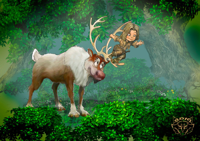 Скетч Для сказки..-Снежная королева..вариант 2