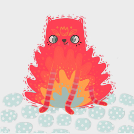 Кот-Огонь!