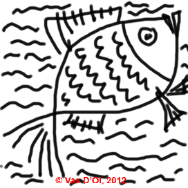 Рыбка в теплом южном море