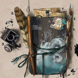 Иллюстрация "Записная книжка Мунквон"