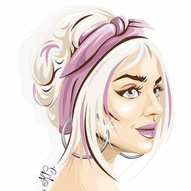 Девушка в розовом