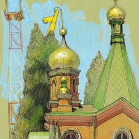 Церковь на берегу Дуная. Измаил.