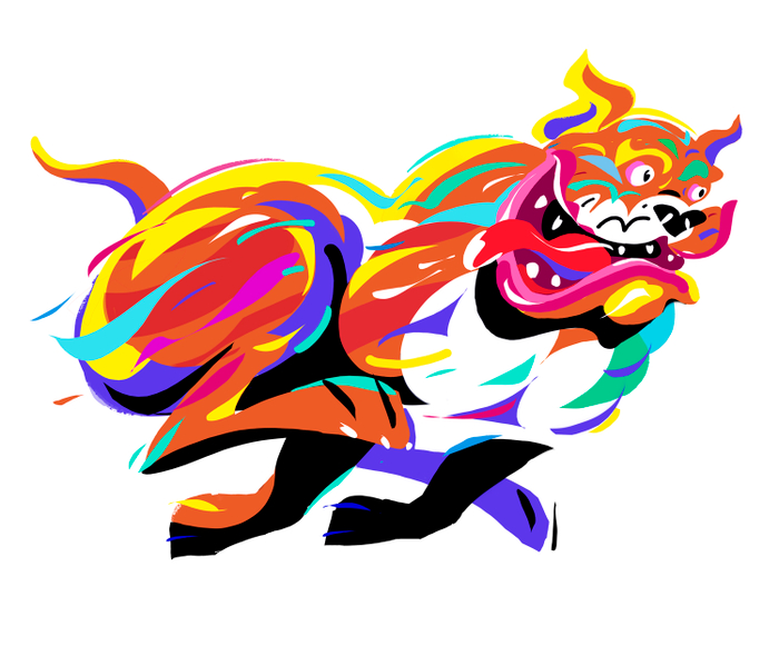 Рыжая собака