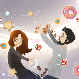 После двух недель диеты