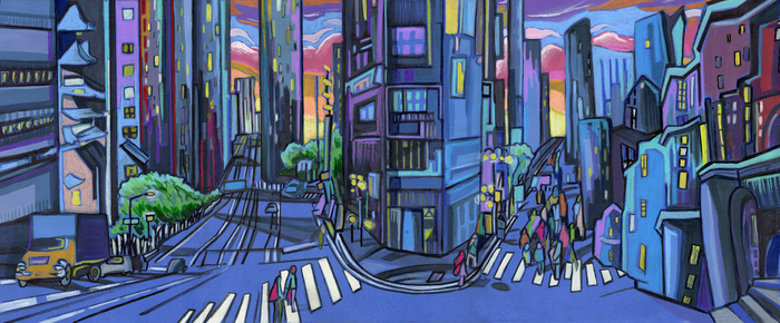 Ночной Мегаполис