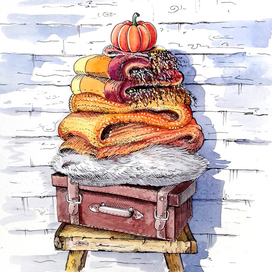 Осенний скетч