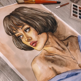 Акварельный портрет 